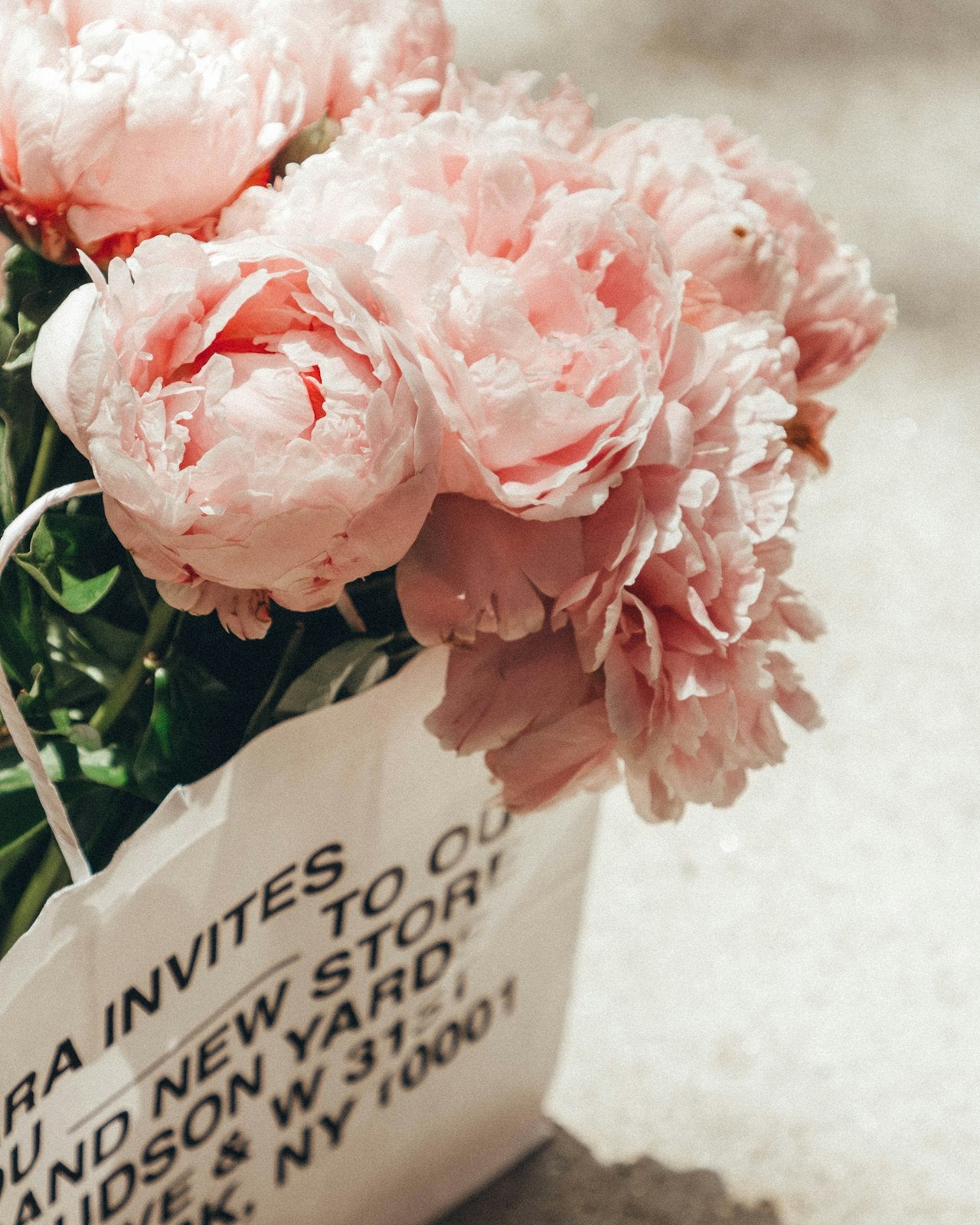Blush garden roses and peonies — La Vie en Rose